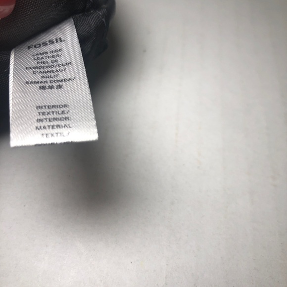 Fossil Wallet Clutch Black Long Live Vintage 1954 Emory Black Lamb Hide Bifold - Picture 10 of 15